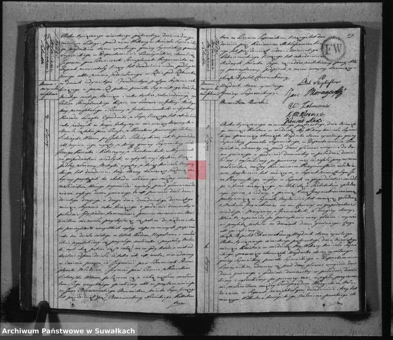 image.from.unit.number "Akta stanu cywilnego zaślubionych w gminie seyneńskiey od 1-go stycznia 1815 roku."