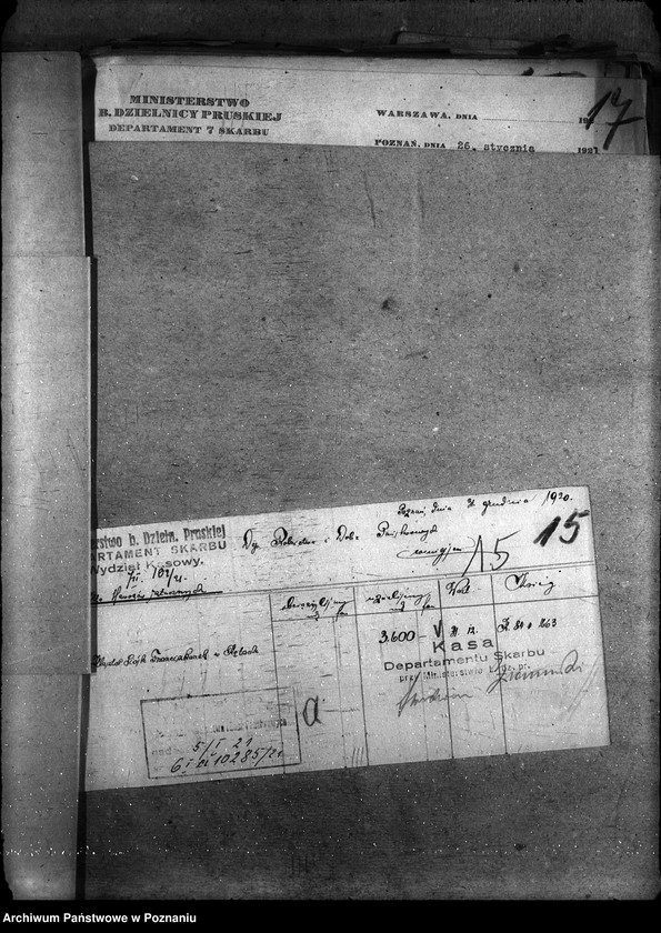 Obraz 19 z jednostki "Sprawy ogólno-administracyjne Sadzonki i fundusz nawozów sztucznych"