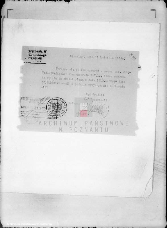 Obraz 18 z jednostki "/Hilfsverein Deutscher Frauen -Strzelno/"