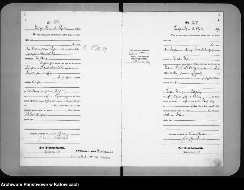 image.from.unit.number "[Księga urodzeń za rok 1889, t. 2, nr 399-796]"