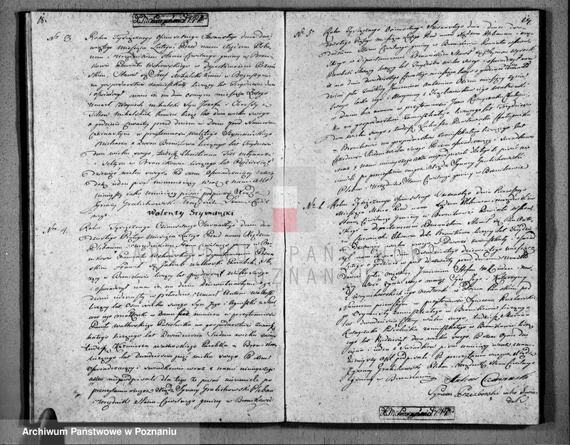 Obraz 12 z jednostki "Akta urodzeń, małżeństw i zgonów"