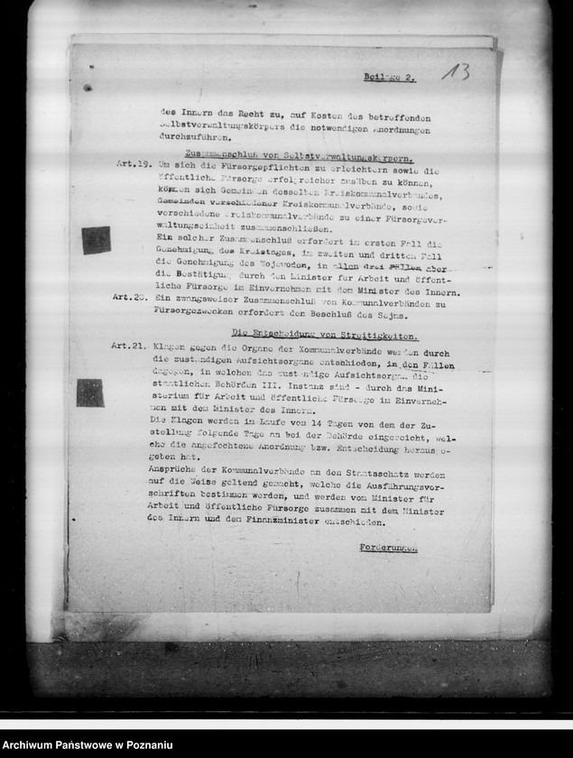 Obraz 17 z jednostki "Niemieckie tłumaczenia polskiej ustawy o tymczasowej organizacji byłej dzielnicy pruskiej"