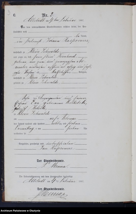 image.from.unit.number "Sterbe-Neben-Register Nr 1 - 54"