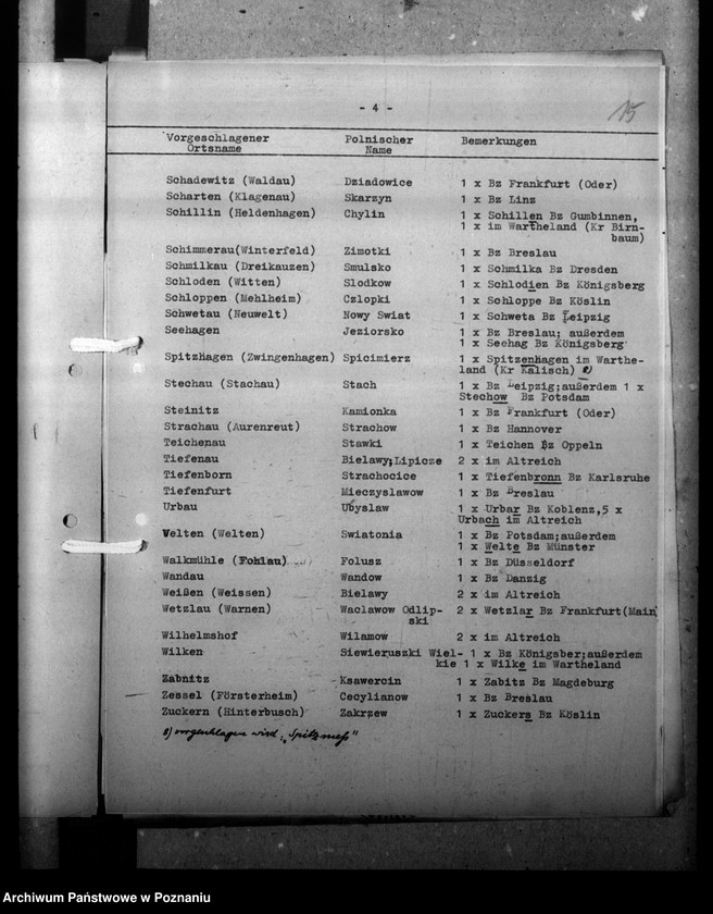 Obraz 19 z jednostki "Ortsnamenänderung Kreis Turek"