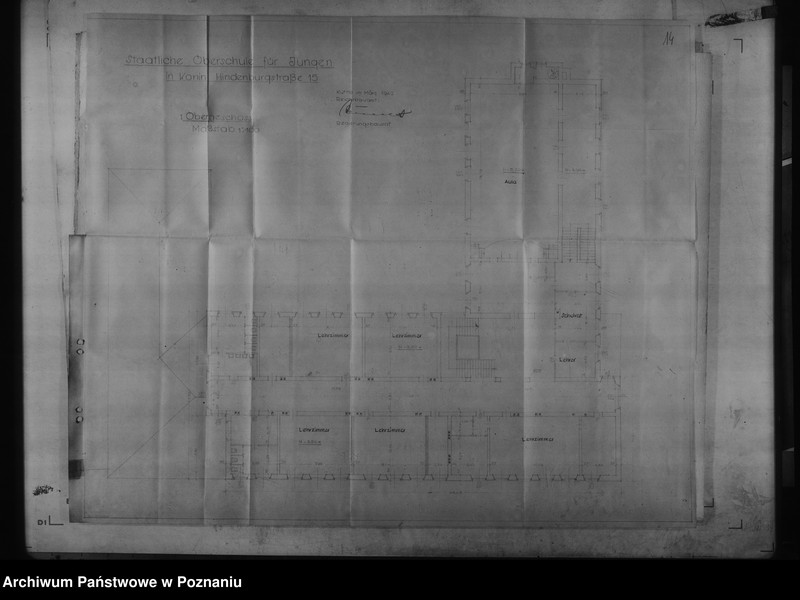 Obraz 18 z jednostki "Lagepläne verschiedener Schulgebäude"