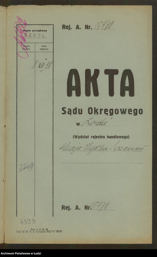 Obraz 2 z jednostki "Chaja Rywka Poznerson – sprzedaż dodatków krawieckich"