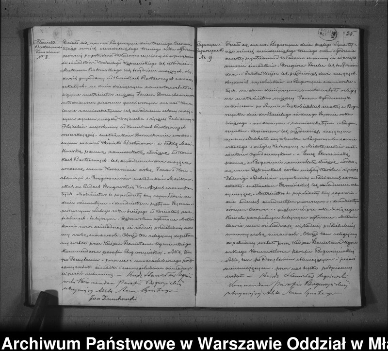 Obraz 20 z jednostki "Księga urodzeń, małżeństw i zgonów"