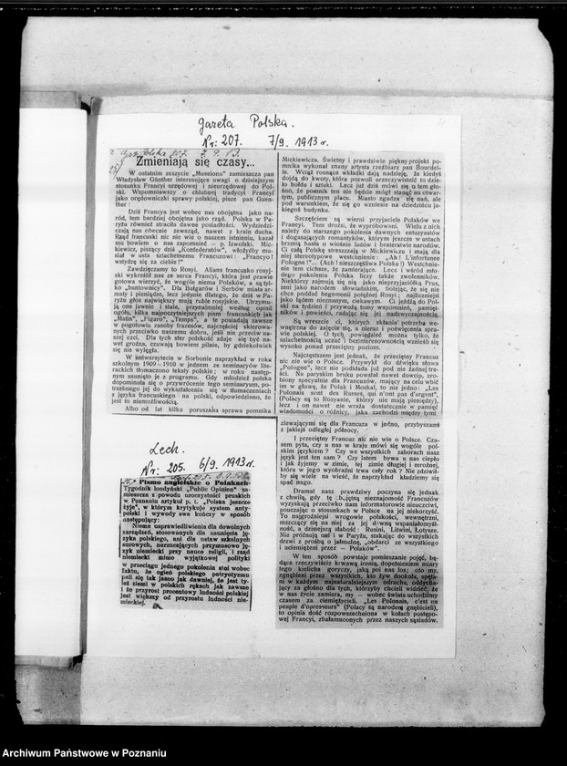 Obraz 9 z jednostki "Głosy prasy i publikacje zagraniczne o Polsce [Wycinki z gazet]"