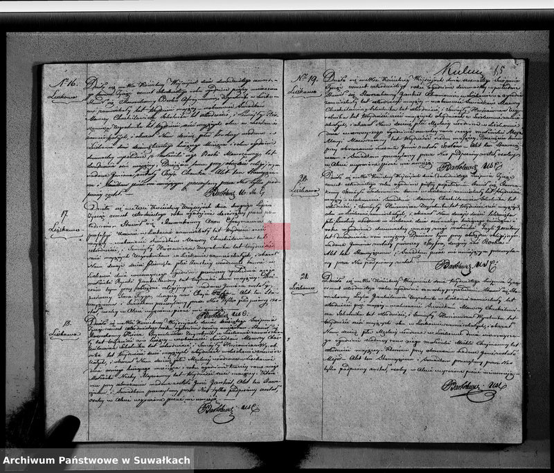 image.from.unit.number "Księga Duplikat Aktow Urodzonych, Zaślubionych i Zeszłych wyznania Mojżeszowego Okręgu Wiejsieie na rok 1840 sporządzona"