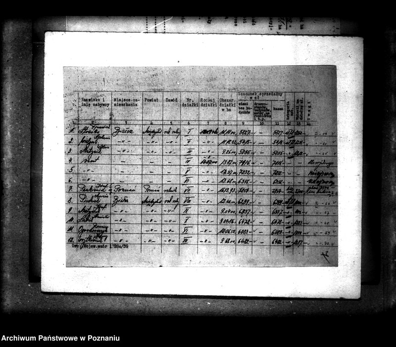 Obraz 11 z jednostki "Operat szacunkowy /parcelowanego majątku Białcz i Chrzypsko powiatu międzychodzkiego"