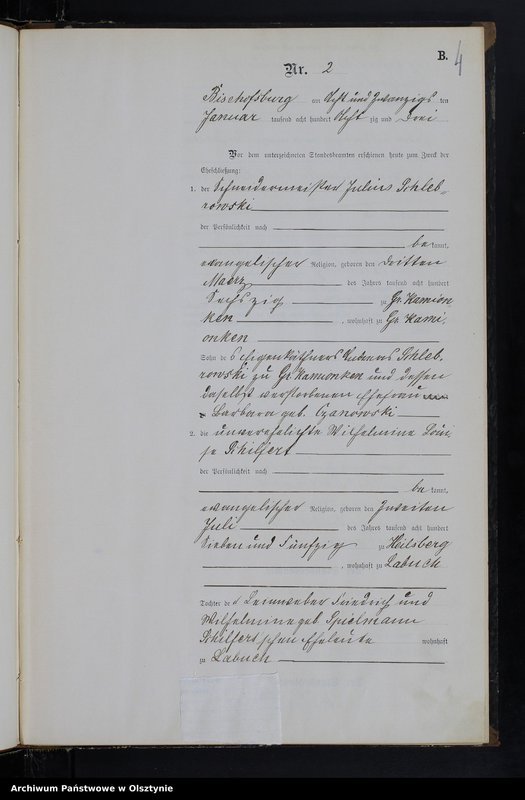 image.from.unit.number "Heiraths-Neben-Register Nr 1 - 20"