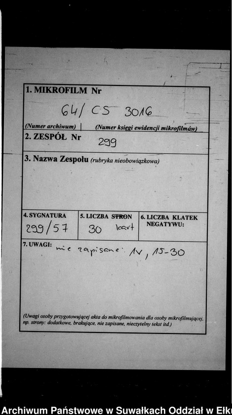 image.from.unit.number "Geburts-Neben-Register des Preussischen Standes-Amtes Gr. Strengeln Kreis Angerburg"