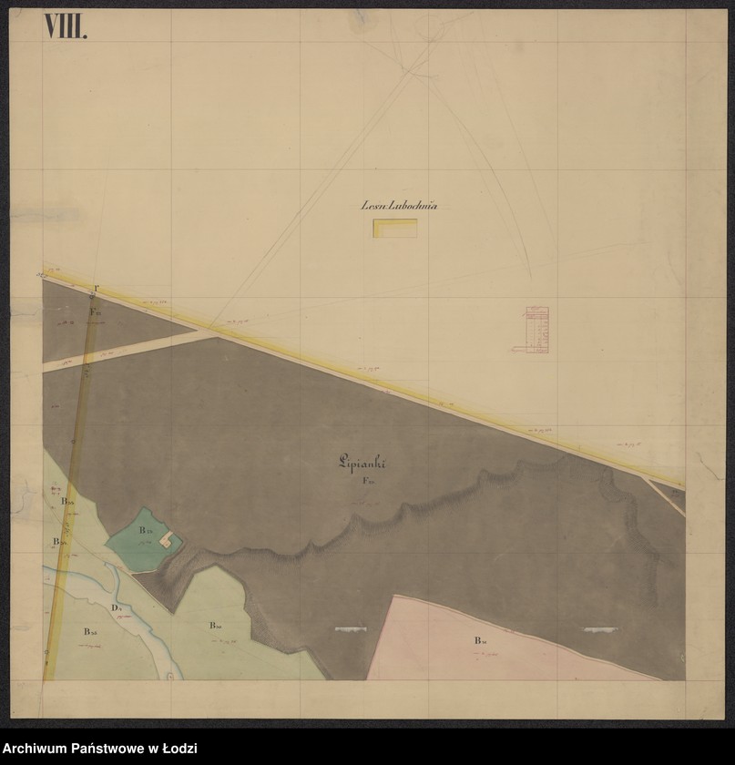 Obraz 15 z jednostki "Pierworys pomiaru territorium Miasta Tomaszowa Mazowieckiego z przyległymi gruntami i lasami do dóbr Tomaszowa należącymi ..."