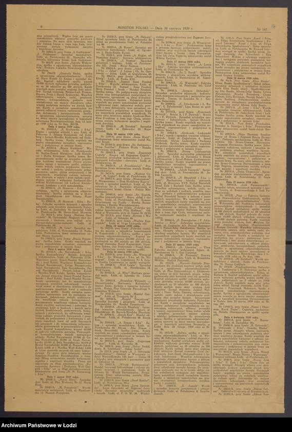 Obraz 19 z jednostki "Jakub Radzyner – sprzedaż przędzy lnianej i bawełnianej"