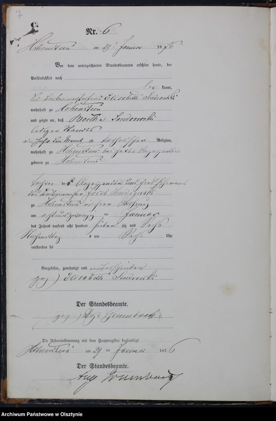 image.from.unit.number "Sterbe-Neben-Register Nr 1 - 78"