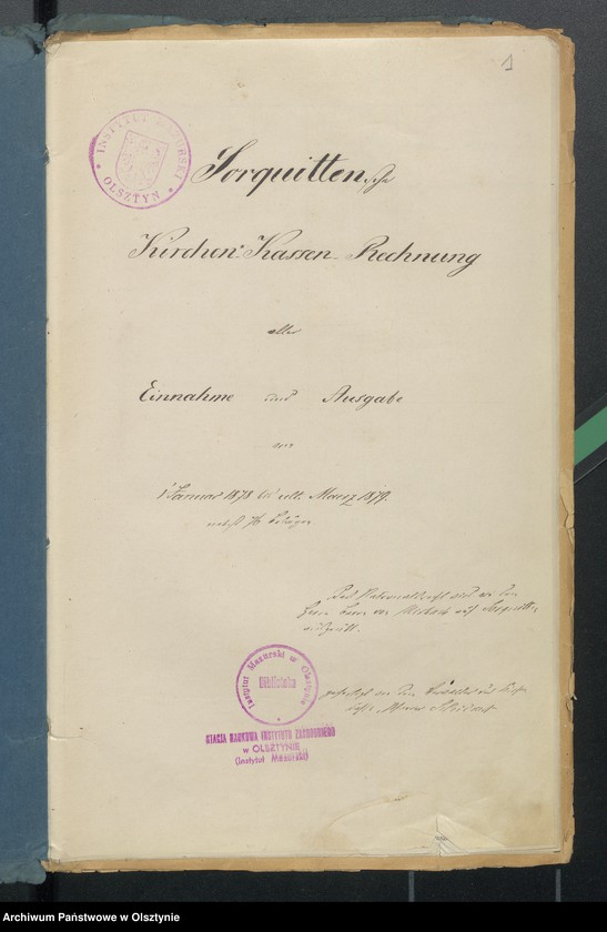 image.from.unit.number "Sourquittensche Kirchen Kassen Rechnung"