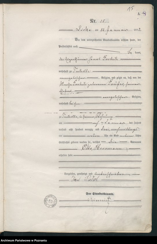 Obraz 18 z jednostki "Księga urodzeń"