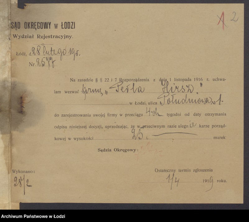 Obraz 4 z jednostki "Hirsz Perła- księgarnia"