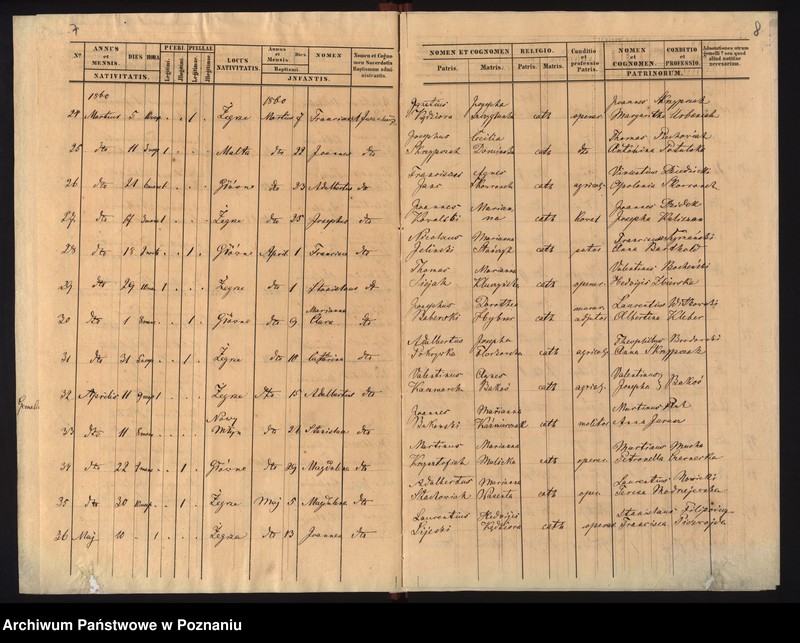 Obraz 7 z jednostki "Duplicat baptisatorum"