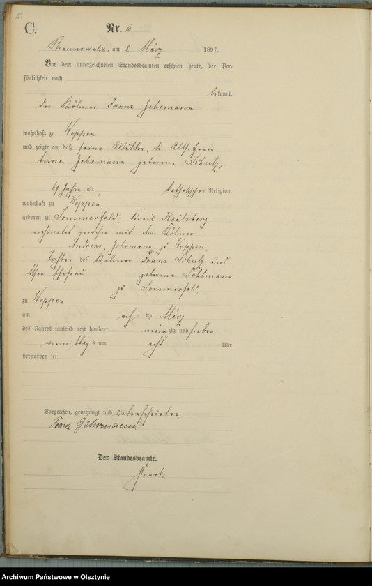 image.from.unit.number "Sterbe-Haupt-Register Nr 1 - 51"