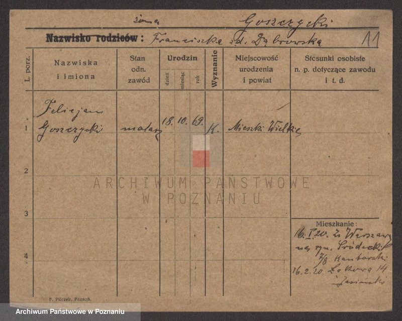 Obraz 13 z jednostki "Gosz - Geźniczak"