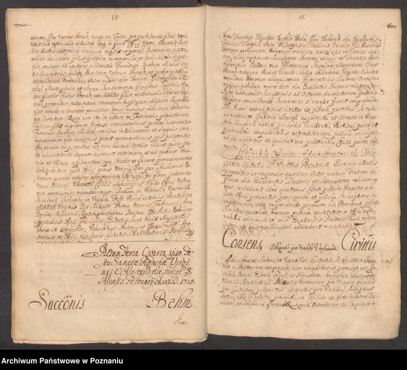 Obraz 9 z jednostki "Acta consularia officii consularis civitatis Posnaniae."