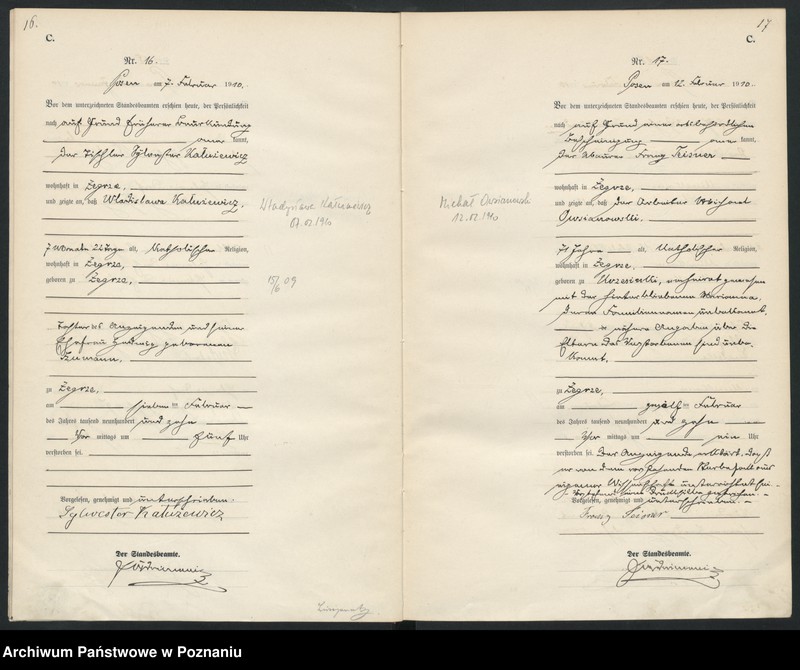 Obraz 11 z jednostki "Księga miejscowa zgonów [Rejestr główny zgonów]"