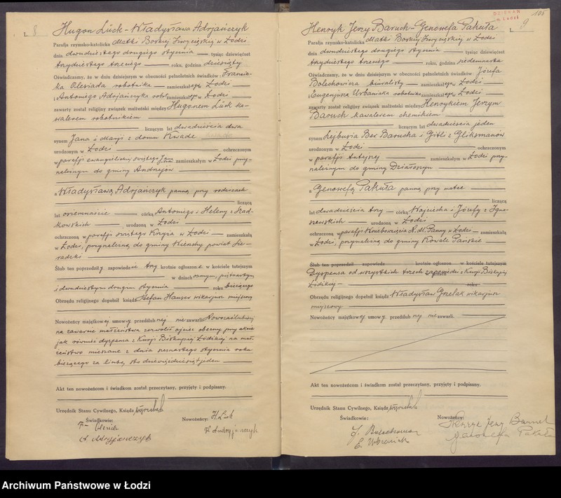 Obraz 7 z jednostki "Akta małżeństw"