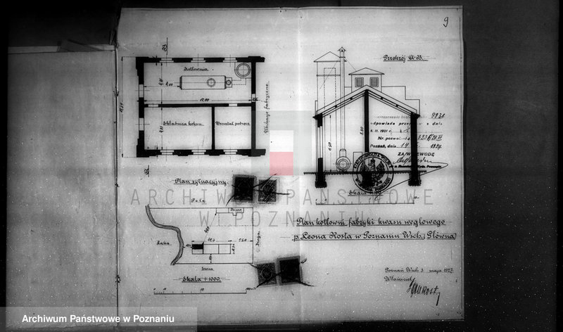 image.from.unit.number "Fabryka kwasu węglowego własność L. Rost Poznań-Główna  nr woj. 5958"
