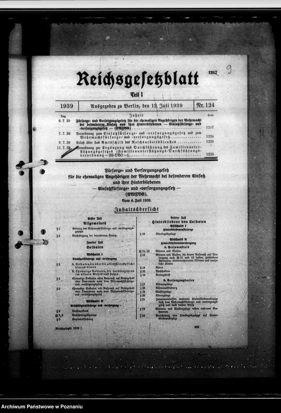 Obraz 13 z jednostki "Gesetz vom 30. 3. 36. mit Durchführungsverordnungen und Ausführungserlassen"