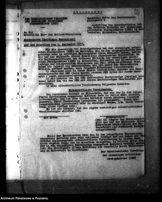 Obraz 16 z jednostki "Hermannsbad- Vorkriegsschulden (Ciechocinek)"