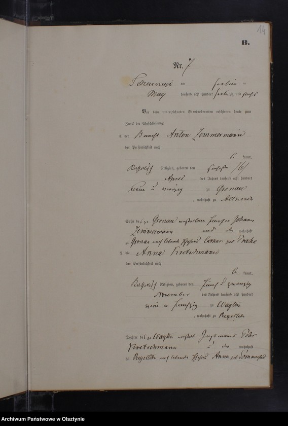 image.from.unit.number "Heiraths-Neben-Register Nr 1 - 24"