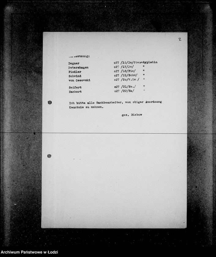 Obraz 6 z jednostki "Anordungen Getto V. von Biebow"