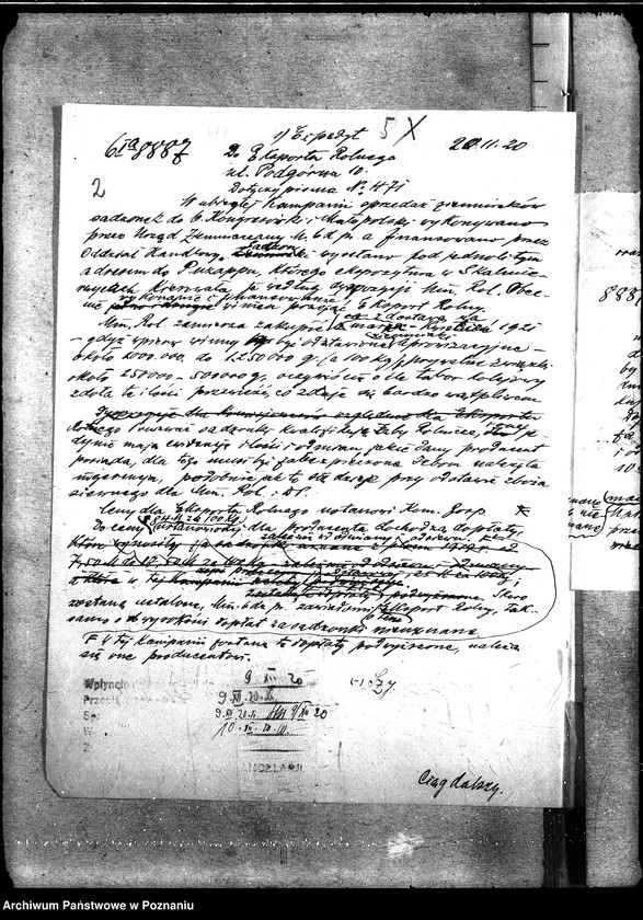 Obraz 6 z jednostki "Sprawy szczegółowo-administracyjne Ministerstwo Rolnictwa sprzedaż sadzonek"