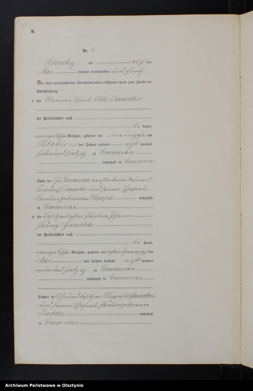 image.from.unit.number "Heiraths-Neben-Register Nr 1 -15"