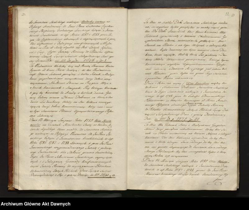 image.from.unit.number ""Skorowidz Nomenklatur w tey Księdze zawartych" (k. 1 - 2). "Lustracya Starostw Dzierżaw i Wszelkich Królewszczyzn Ziemi Kamienieckiey w Woiewodztwie Podolskim (...) 1789 (...).""