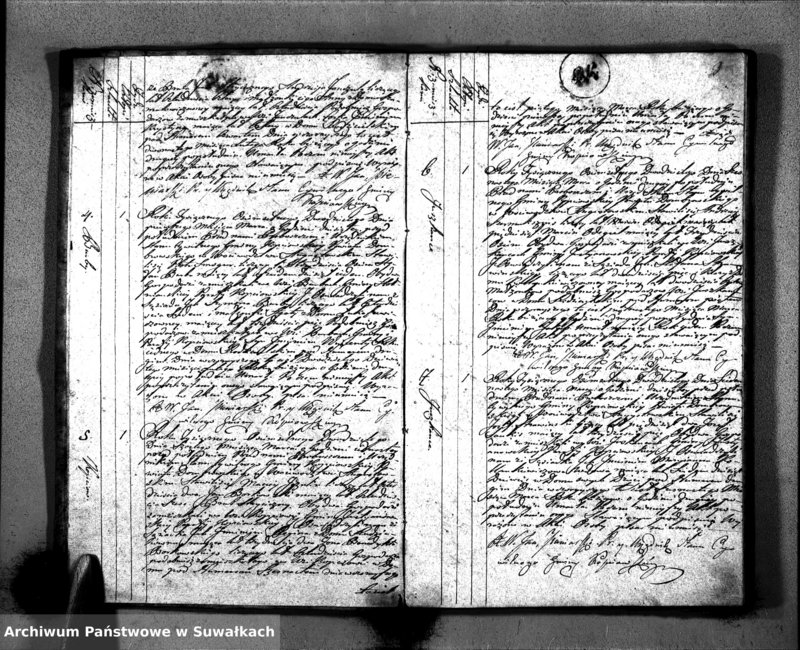 image.from.unit.number "Akta Zeszłych Gminy Kopciowskiey Powiatu Dombrowskiego w Woiewództwie Augustowskim od 1-go Stycznia 1820 roku"