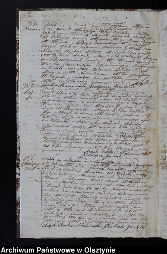 image.from.unit.number "Parafia Grzebsk Duplikat Akta Urodzenia, Zeńścia, Zaślubienia Rok 1840"