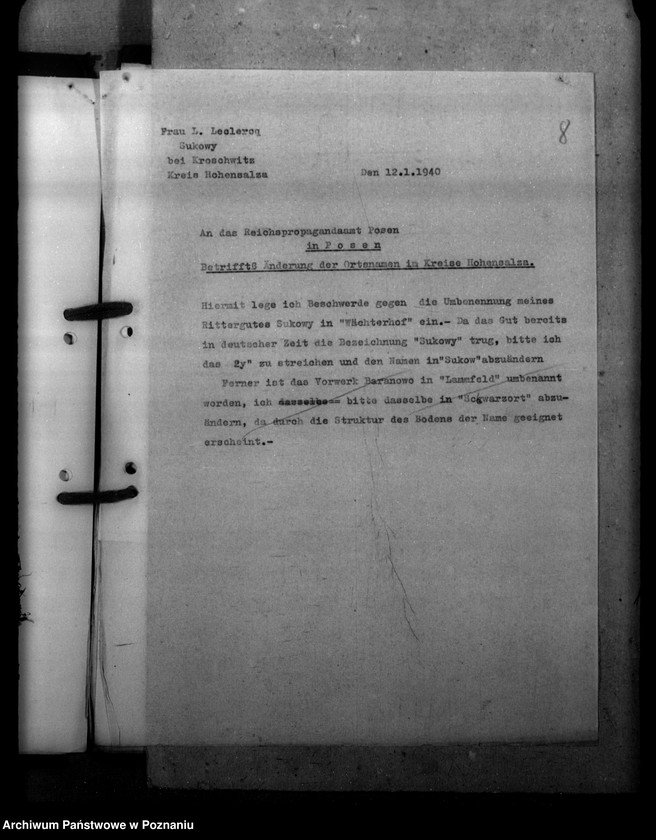 Obraz 14 z jednostki "Ortsnamenänderung Kreis Hohensalza"