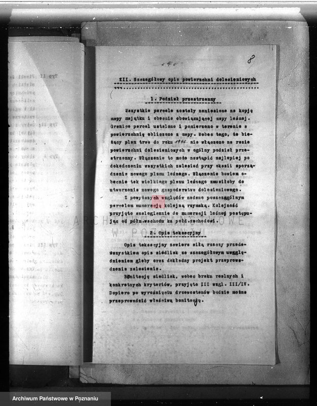 Obraz 10 z jednostki "Dodatkowy plan urządzania lasu dla lasu majątku Lubosz powiatu międzychodzkiego"