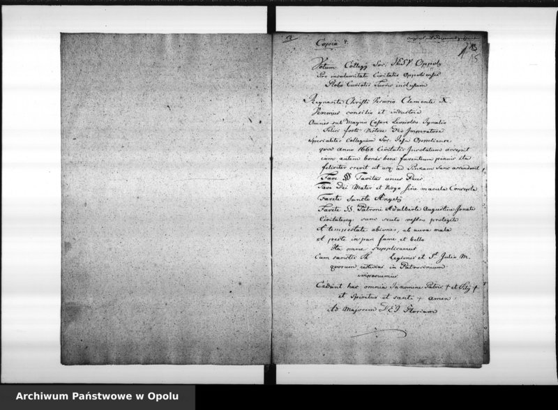 Obraz 13 z jednostki "Die im Jahre 1818 erfolgte Abnahme und Wiederaufsetzung des Knopfes auf dem hiesigen Rathaus - Thurme so wie die darinn gefundenen als auch jetzt wiederum hieneingethanen Nachrichten Vol. X"