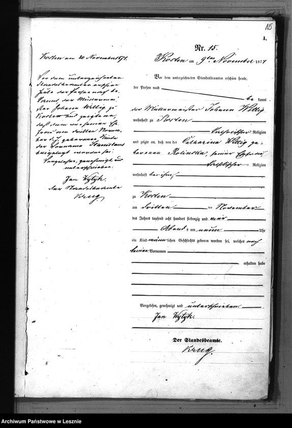 Obraz 18 z jednostki "[Księga urodzeń - miasto]"