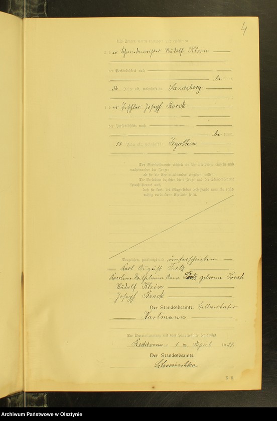 image.from.unit.number "Heiraths-Neben-Register Nr 1 - 14 [ Księga małżeństw - wtóropis ]"