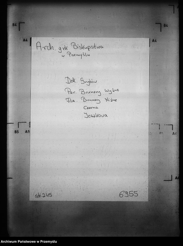 Obraz 4 z jednostki "[Kopie ksiąg metrykalnych parafii Brunary Wyżne z filiami Brunary Niżne, Czarna, Jaszkowa (dekanat Grybów)]"