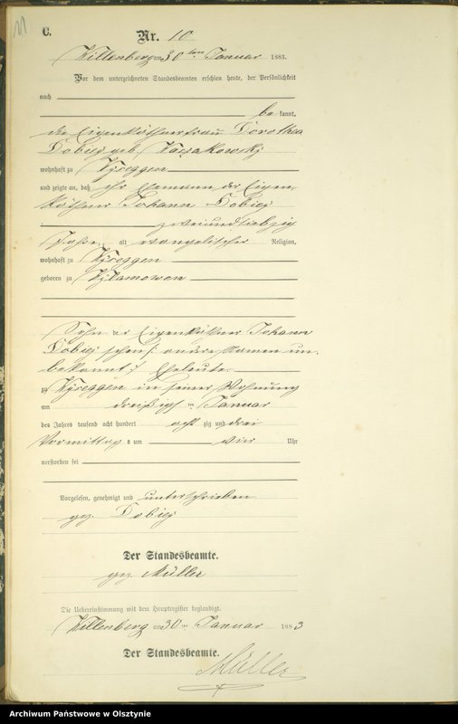 image.from.unit.number "Sterbe-Neben-Register Nr 1 - 161"