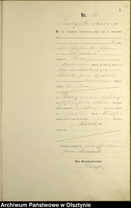 image.from.unit.number "Geburts-Haupt-Register Nr 1 - 43"