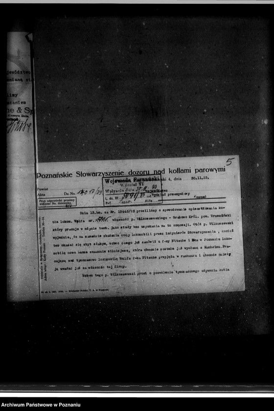 Obraz 9 z jednostki "Młyn parowy w Grabowie Królewskim własność Wilkoszewski  nr woj. 14"