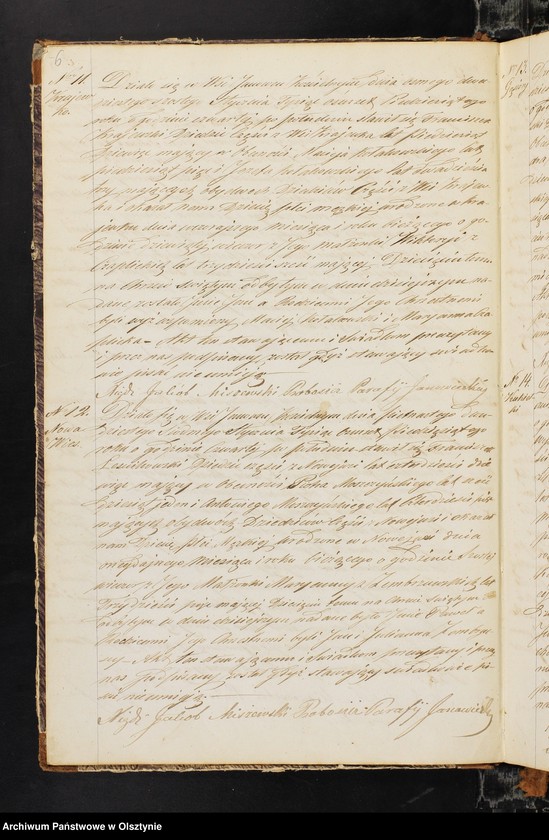image.from.unit.number "Duplikat Parafii Janowieckiej Składający się z 3-ch Oddziałow to jest z Akt Urodzeń, Zejść i Zaślubień z Roku 1850"