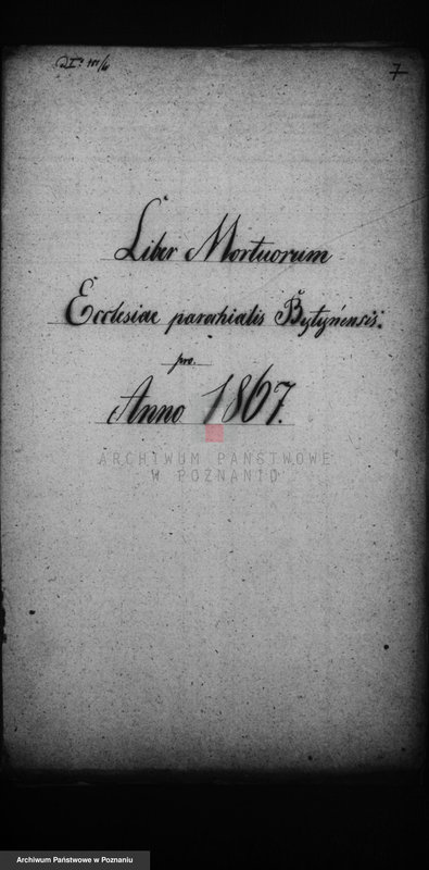 Obraz 7 z jednostki "Liber baptisatorum, copulatorum, mortuorum"