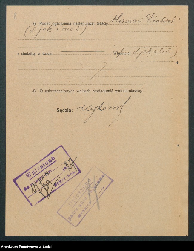 Obraz 10 z jednostki "Herman Einbrot- ogrodnictwo"